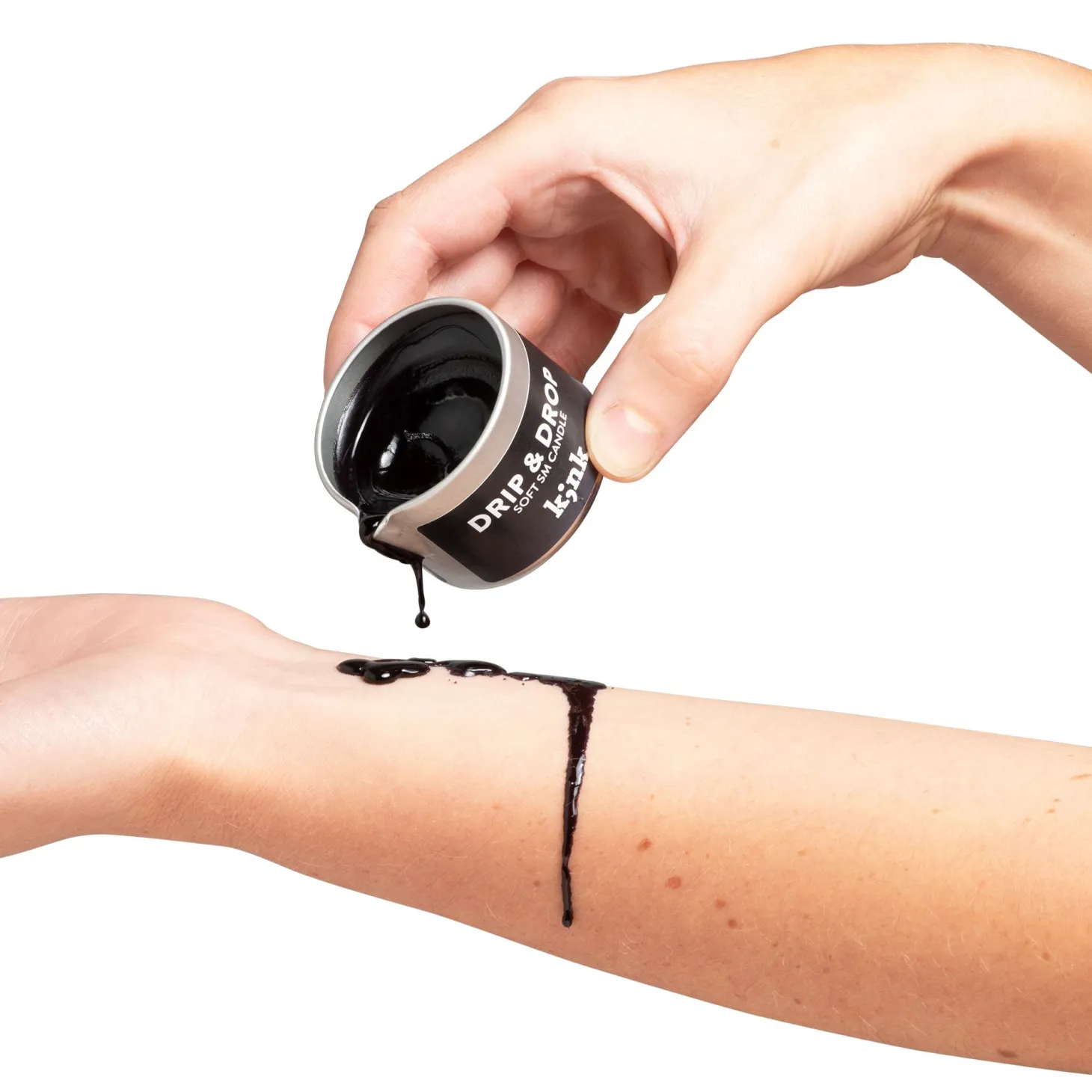 AMORELIE – Bougie SM Drip & Drop – Noire