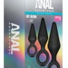 Anal Adventures Platinum - Assortiment de plugs anaux en silicone
