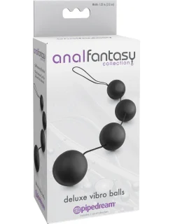 Anal Fantasy Boules anales Deluxe Vibro Noir