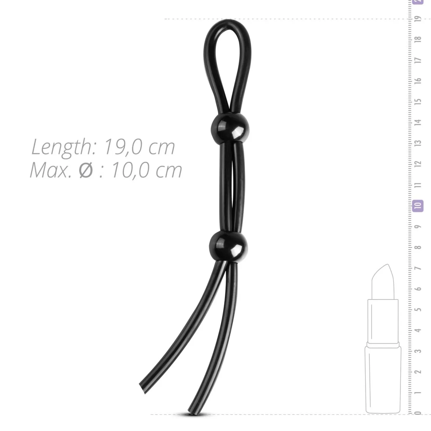 Anneau pénien double réglable
