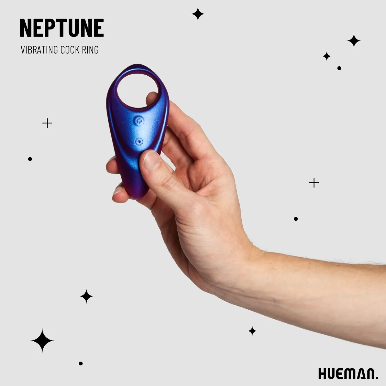 Anneau vibrant pour pénis avec télécommande - Neptune