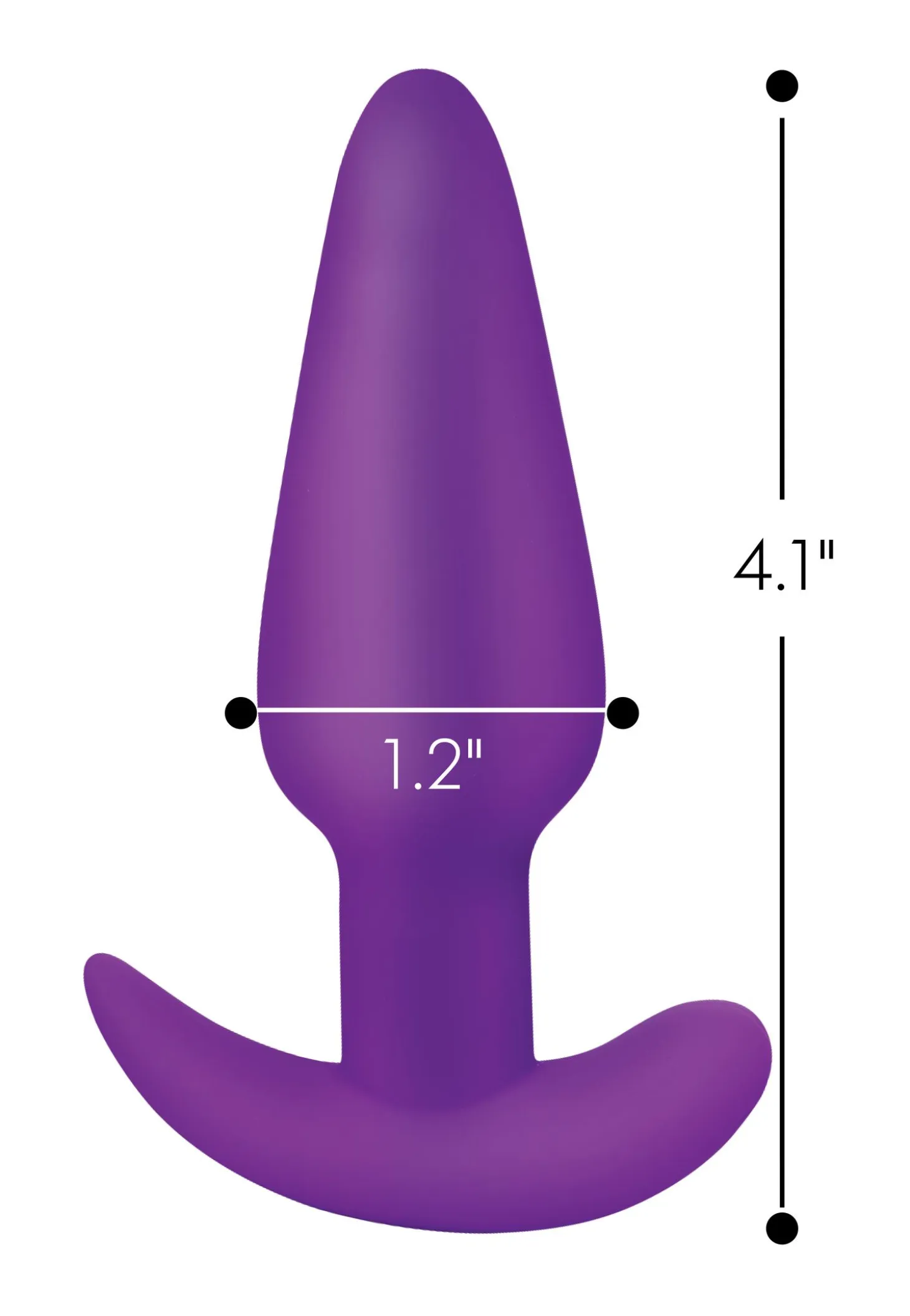 BANG! - Plug Anal Vibrant avec Télécommande - Violet