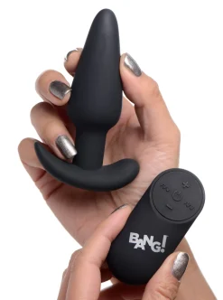 BANG! - Plug Anal Vibrant avec Télécommande -Noir
