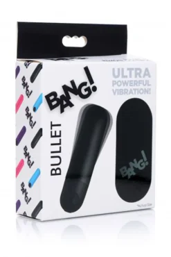 Bang! Vibrateur à balle avec télécommande - Noir