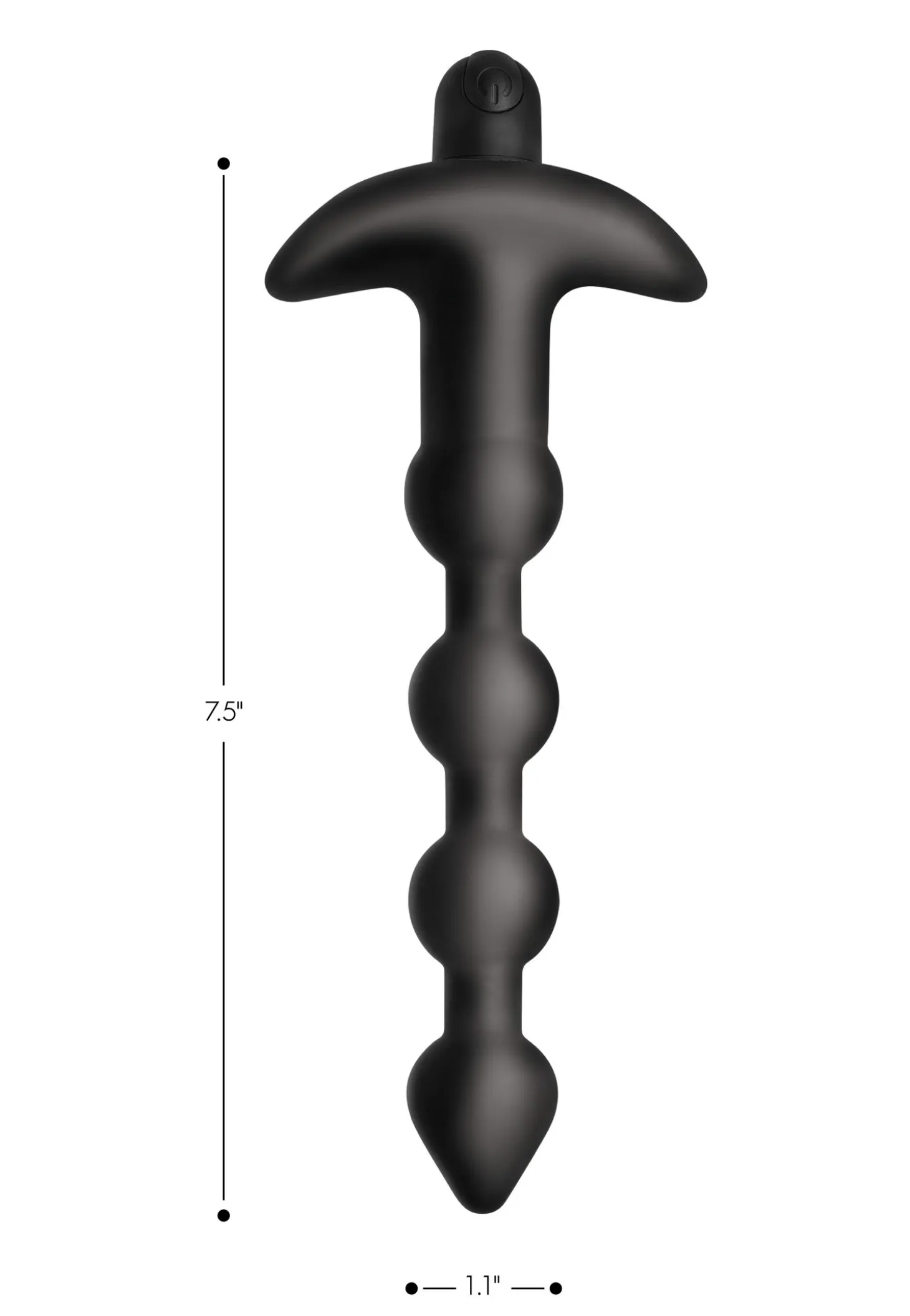 BANG! - 28X Boules Anales Vibrantes en Silicone avec Télécommande - Noir