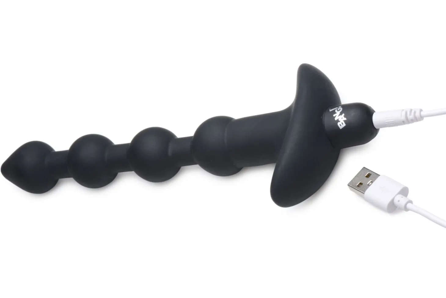 BANG! - 28X Boules Anales Vibrantes en Silicone avec Télécommande - Noir