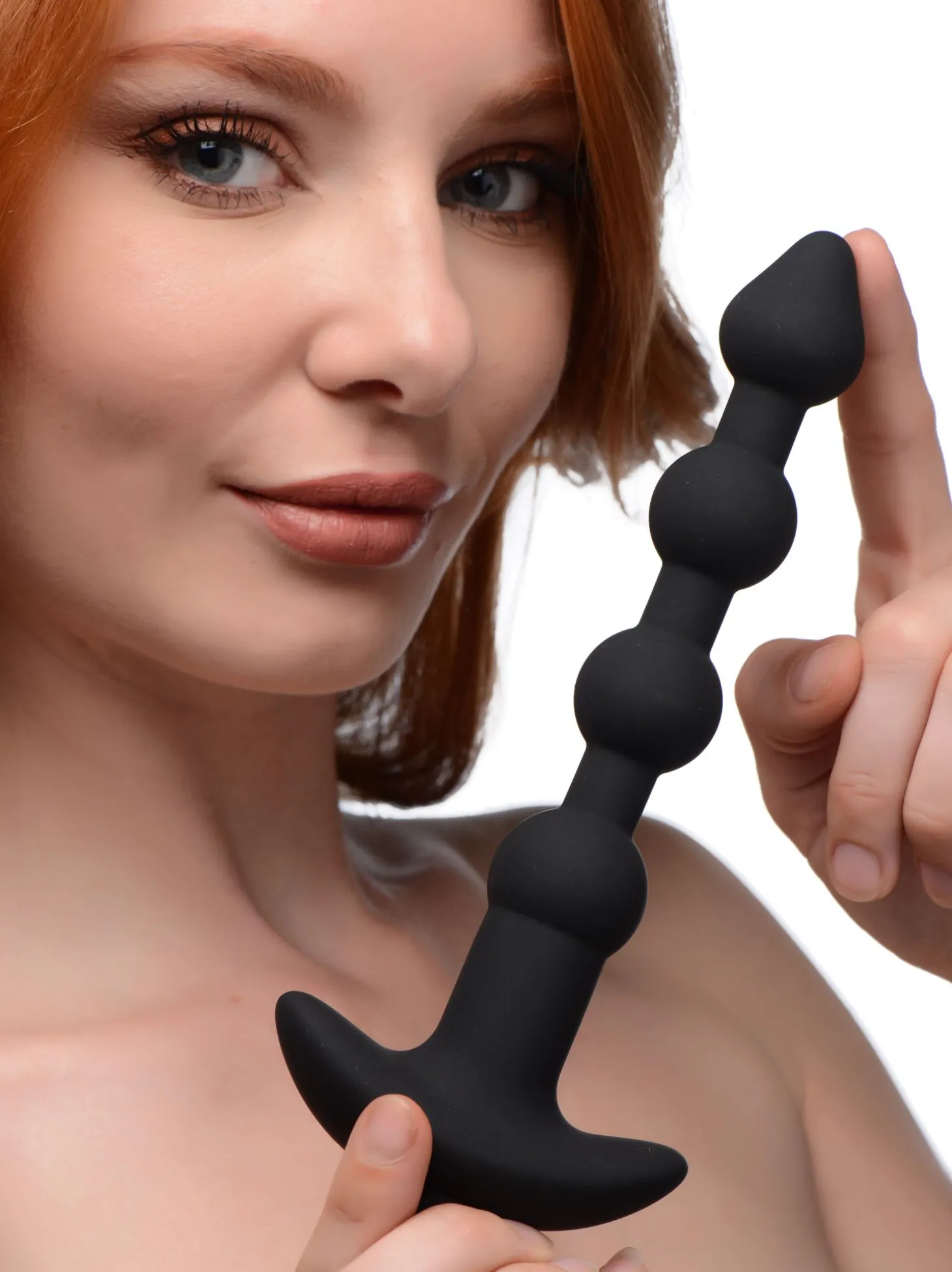 BANG! - 28X Boules Anales Vibrantes en Silicone avec Télécommande - Noir