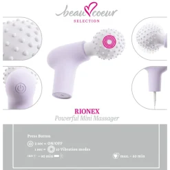 beau cœur - RIONEX Mini Massage Gun - Violet