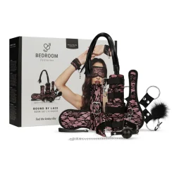 Bedroom Fantasies - Bound by Lace - Set SM 8 Pièces - Rose