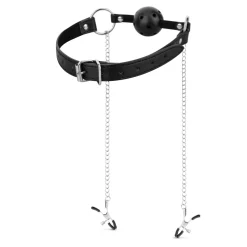Bedroom Fantasies - Collier avec Laisse - Argent