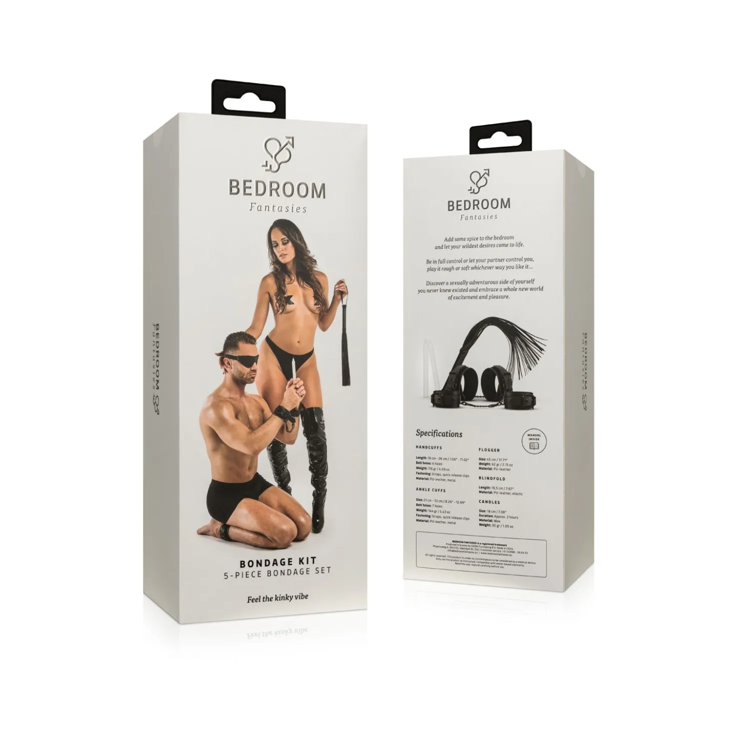 Bedroom Fantasies - Ensemble de Bondage 5 pièces - Noir