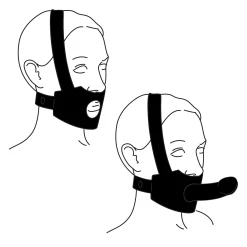 Bedroom Fantasies - Head Strap On - Noir