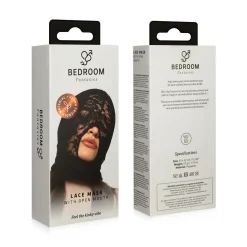 Bedroom Fantasies - Masque BDSM en Dentelle - Noir
