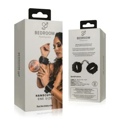 Bedroom Fantasies - Menottes en simili cuir - Noir