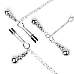 Bedroom Fantasies - Pinces pour Mamelons et Clitoris - Argent