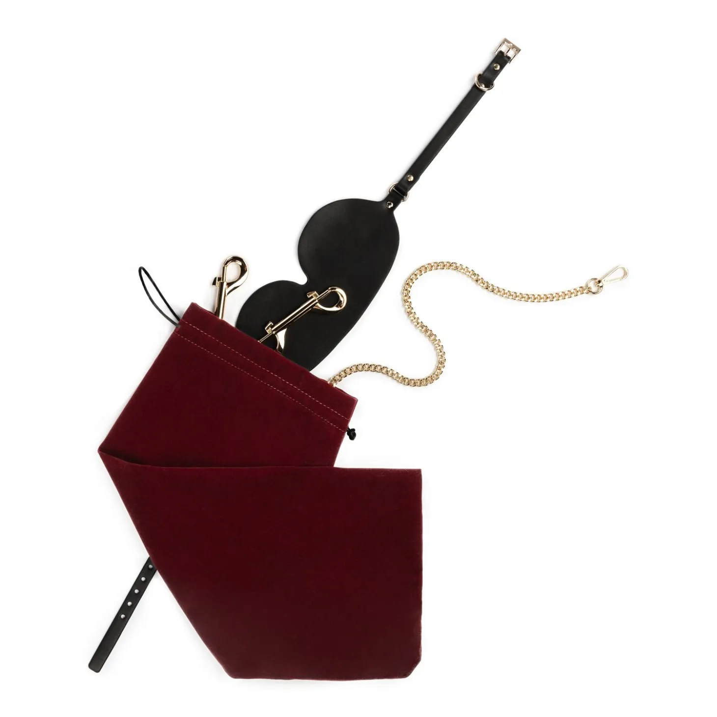Bedroom Fantasies - Valise de Bondage 11 Pièces - Cuir synthétique