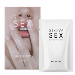 Bijoux Indiscrets - Bandes mentholées pour le sexe oral - 7 pièces