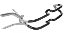 Bâillon en acier inoxydable revêtu de caoutchouc Jennings