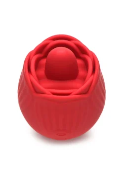 BLOOMGASM - French Rose Stimulateur Léchage et Vibration - Rouge