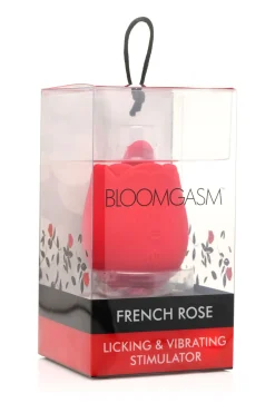 BLOOMGASM - French Rose Stimulateur Léchage et Vibration - Rouge