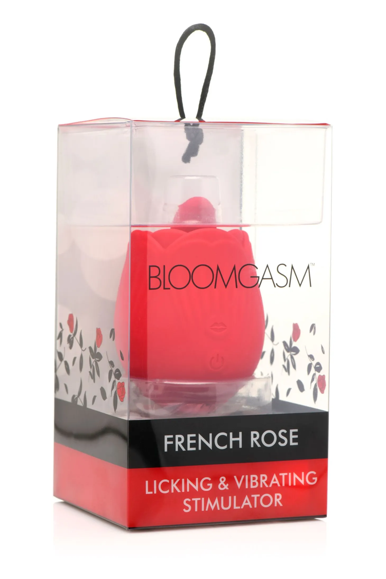 BLOOMGASM - French Rose Stimulateur Léchage et Vibration - Rouge
