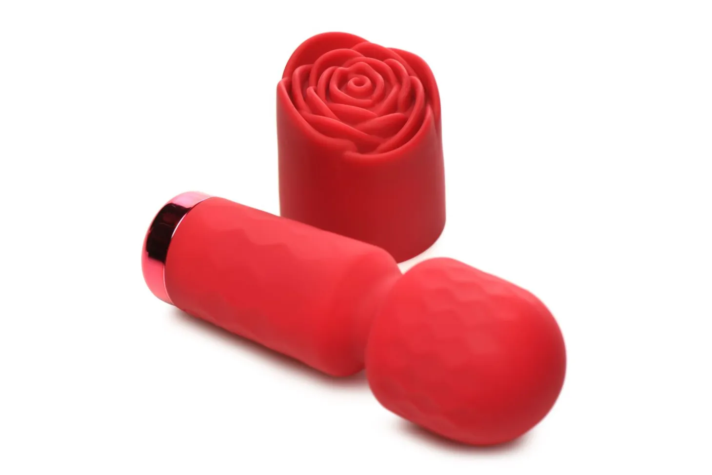 BLOOMGASM - Mini Vibromasseur Pleasure Rose - Rouge