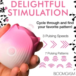 BLOOMGASM - Stimulateur Pétales Pulsants - Rose