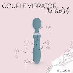 Bloom - The Orchid Vibromasseur Wand - Technologie Swipe