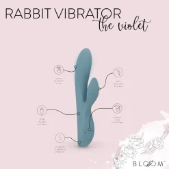 Bloom - The Violet Vibromasseur Rabbit - Technologie Swipe