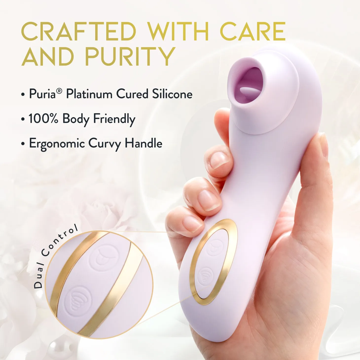 Blush - Delice Fleur Stimulateur à Pulsations d’Air - Barely Purple