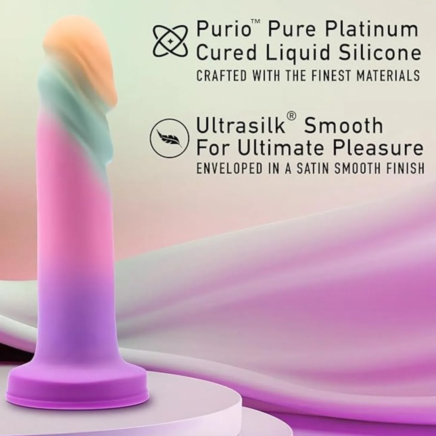 Blush Novelties - Avant Sunrise Gaze Sherbet Dildo - Couleurs Variées