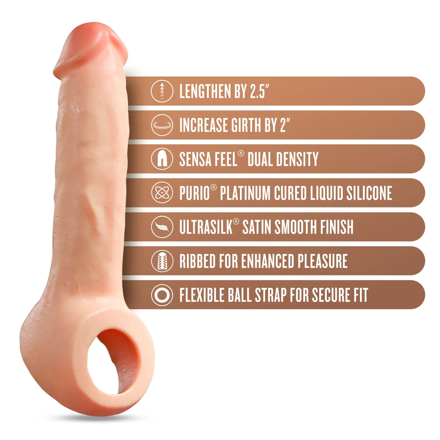 Blush - Performance Plus Thrive Extenseur de Pénis en Silicone - 6,3 cm