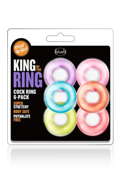 Blush - Play With Me King of the Ring Coffret d’Anneaux Pénien 6 Pièces