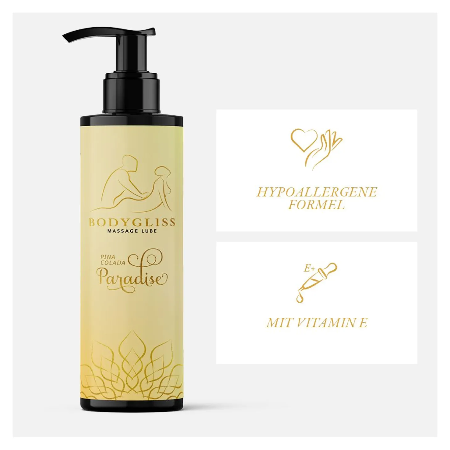 BodyGliss - Huile de Massage et Lubrifiant en Un Pina Colada - 150 ml
