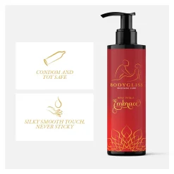 BodyGliss - Huile de massage et lubrifiant aux pétales de rose - 150 ml