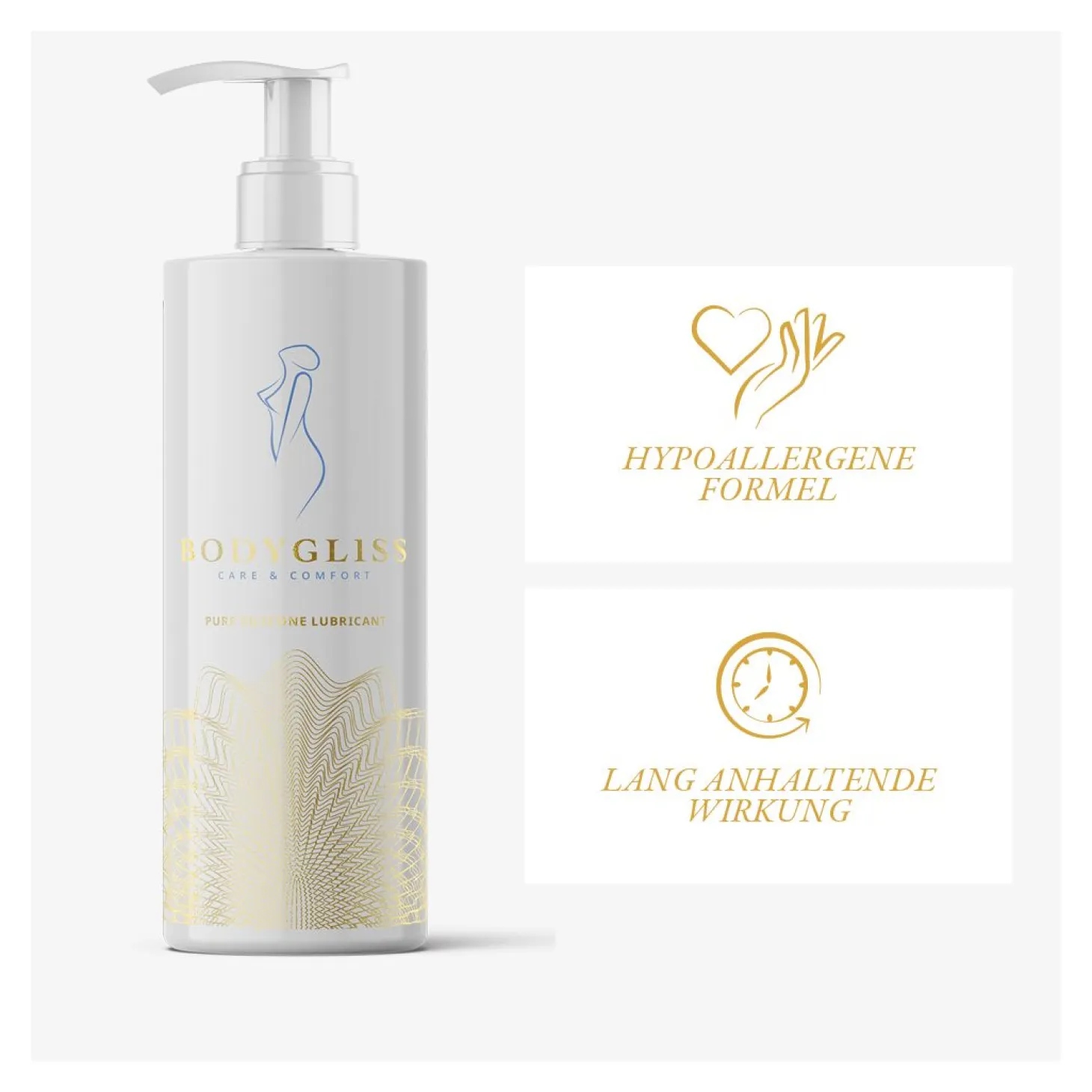 BodyGliss - Lubrifiant à base de silicone soins et confort Collection soins féminins - 250 ml