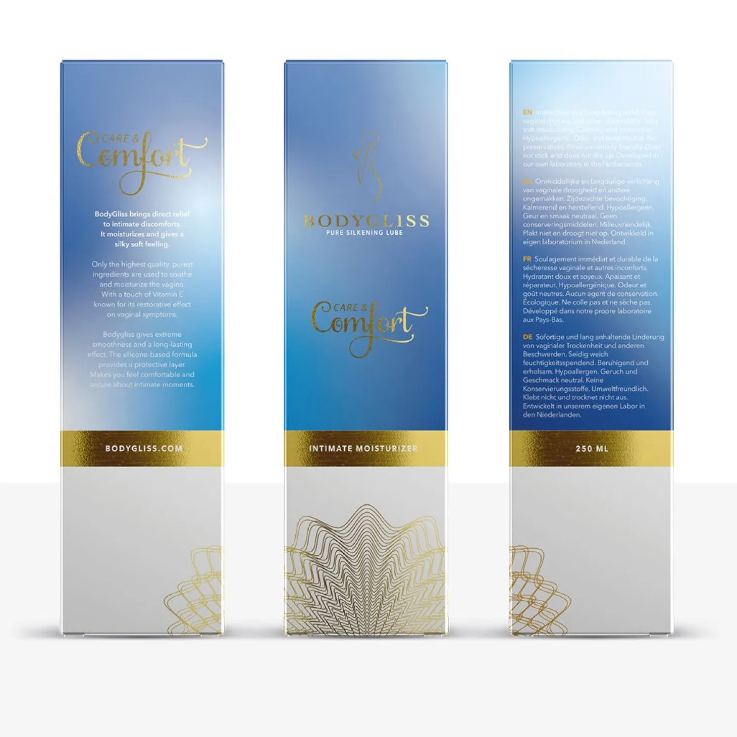 BodyGliss - Lubrifiant à base de silicone soins et confort Collection soins féminins - 250 ml