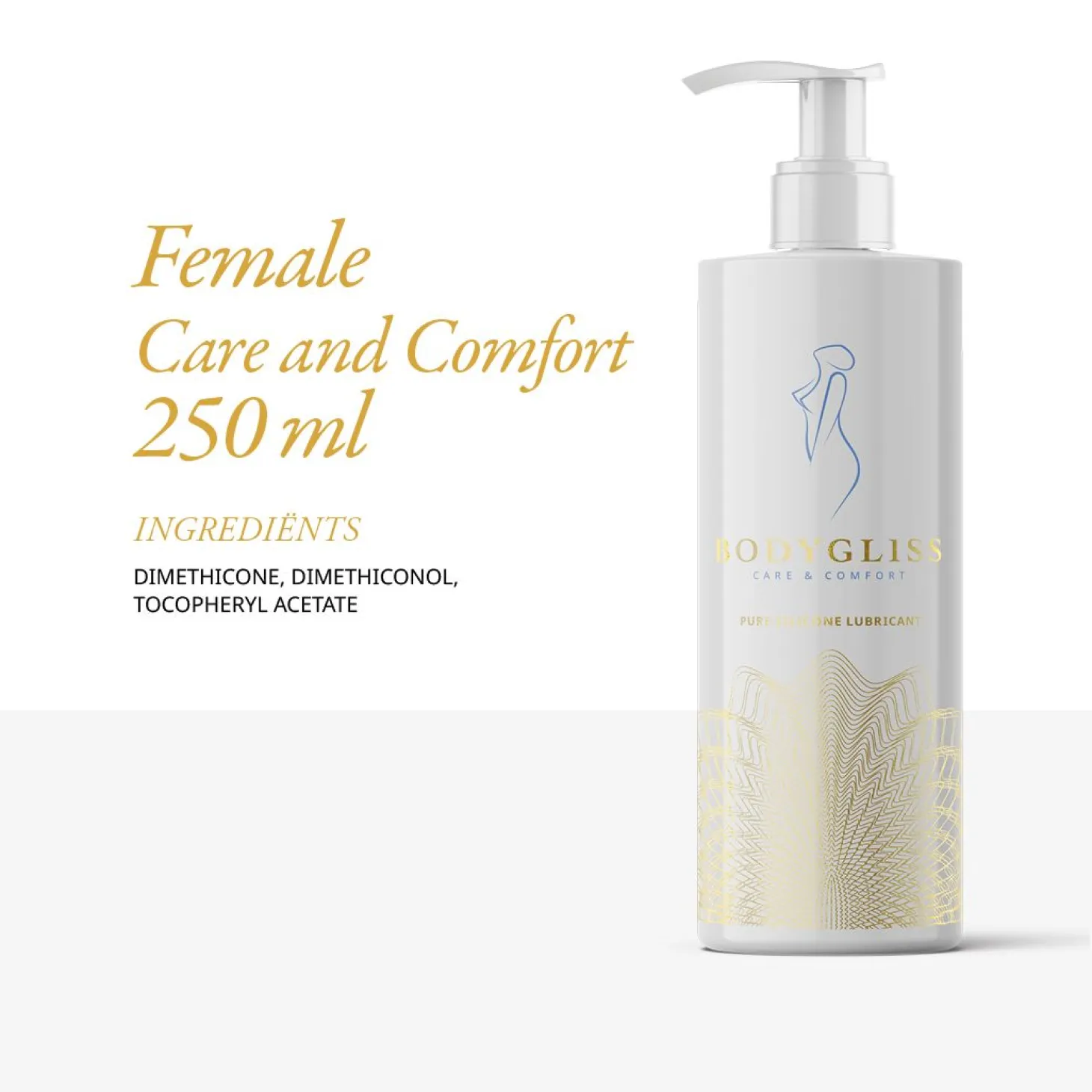 BodyGliss - Lubrifiant à base de silicone soins et confort Collection soins féminins - 250 ml