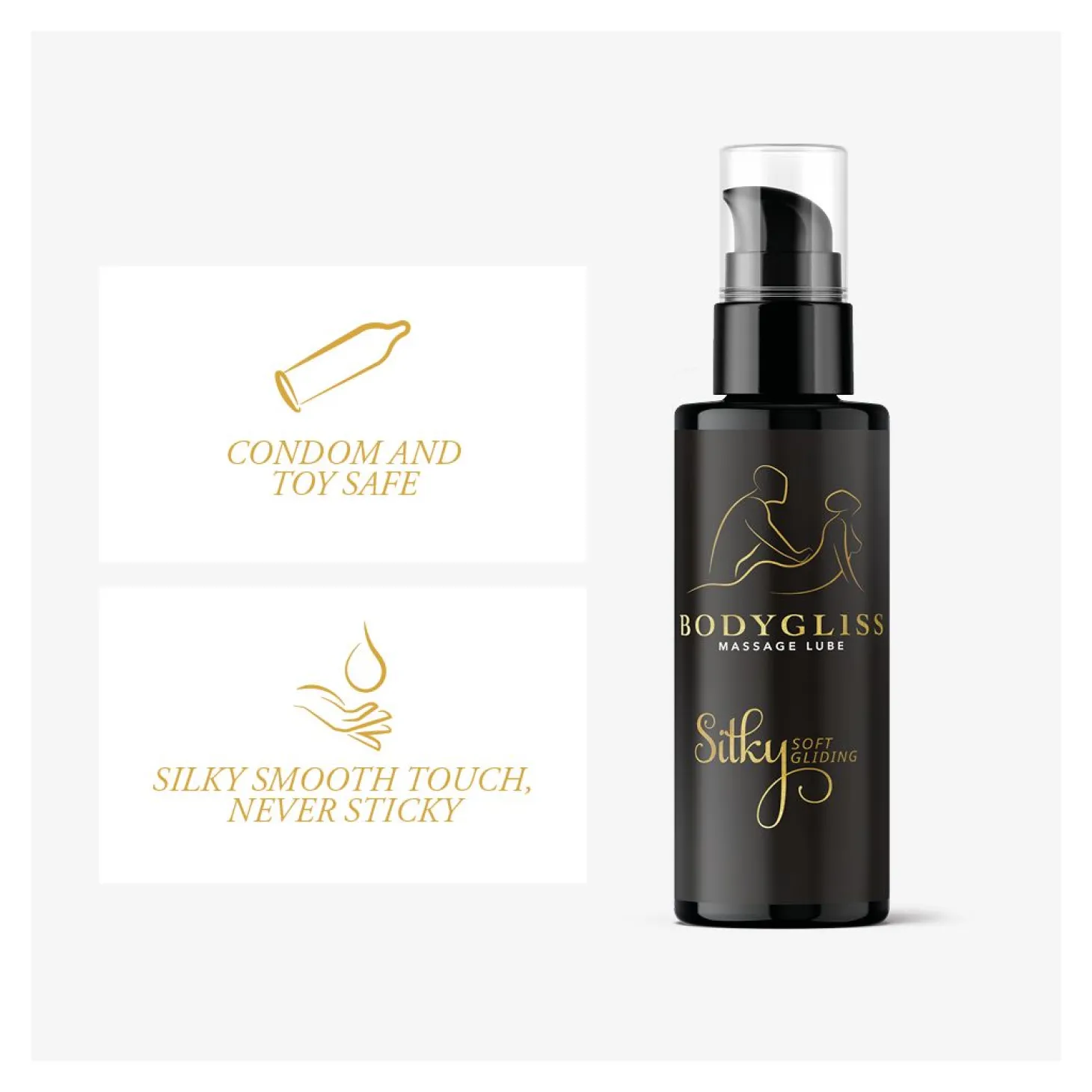 BodyGliss - Lubrifiant doux et soyeux à base de silicone Erotic Collection - 150 ml