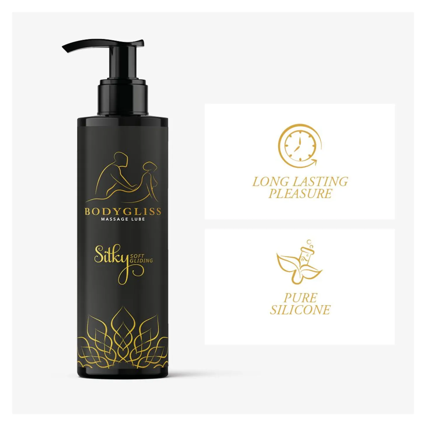 BodyGliss - Lubrifiant doux et soyeux à base de silicone Erotic Collection - 150 ml