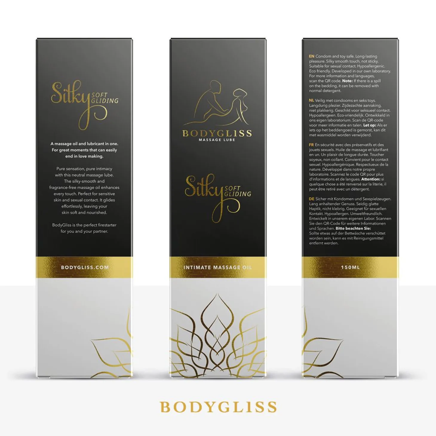 BodyGliss - Lubrifiant doux et soyeux à base de silicone Erotic Collection - 150 ml