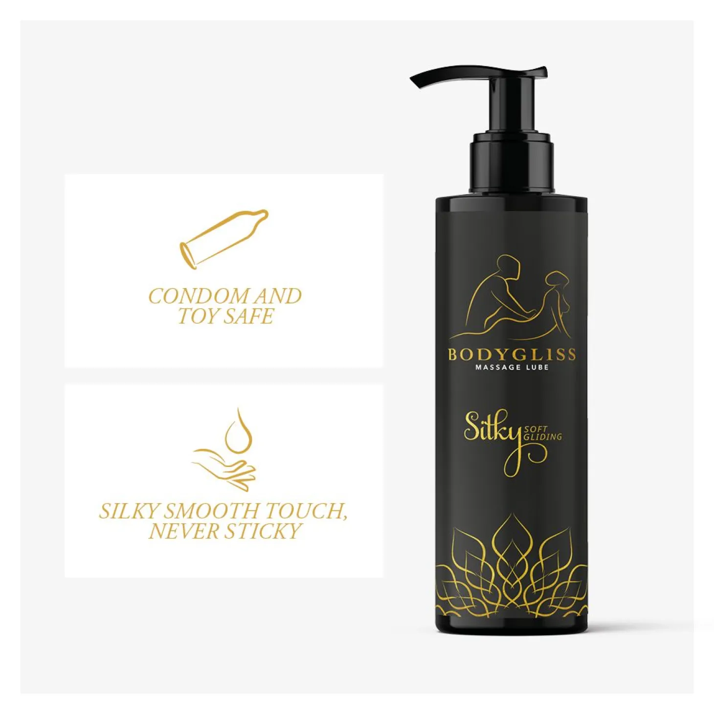 BodyGliss - Lubrifiant doux et soyeux à base de silicone Erotic Collection - 150 ml