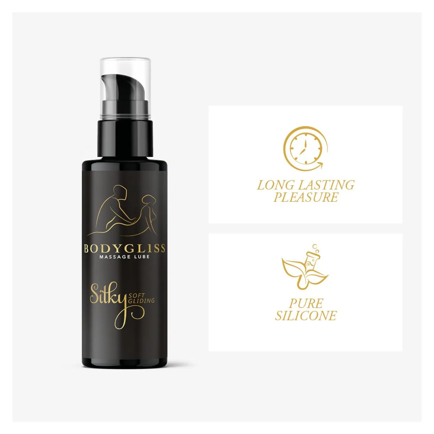 BodyGliss - Lubrifiant doux et soyeux à base de silicone Erotic Collection - 150 ml