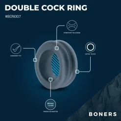 Boners Anneau pénien à conception double