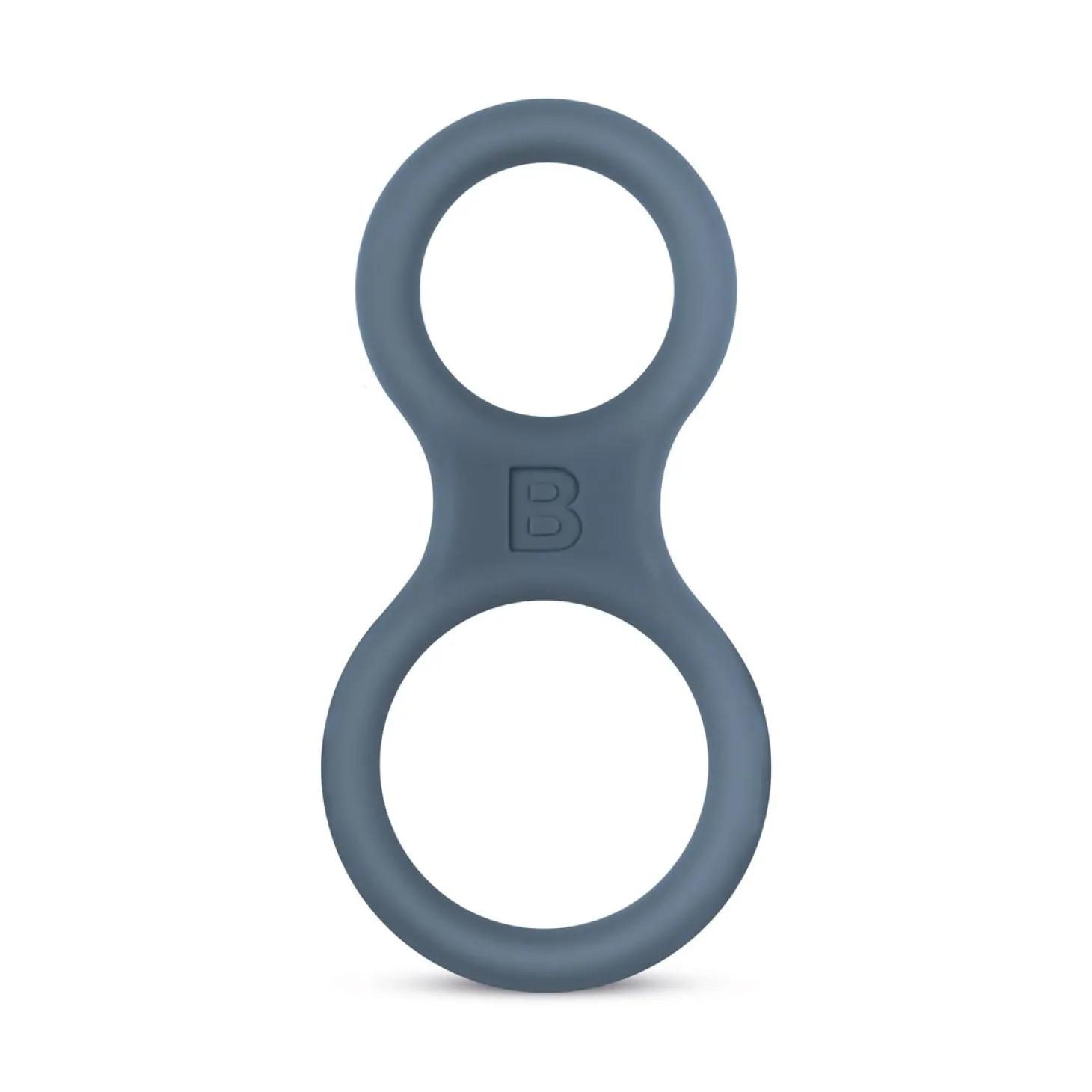 Boners - Anneau pénien et séparateur de testicules en silicone - Gris