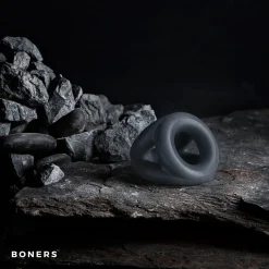 Boners Anneau pénien triple en silicone liquide