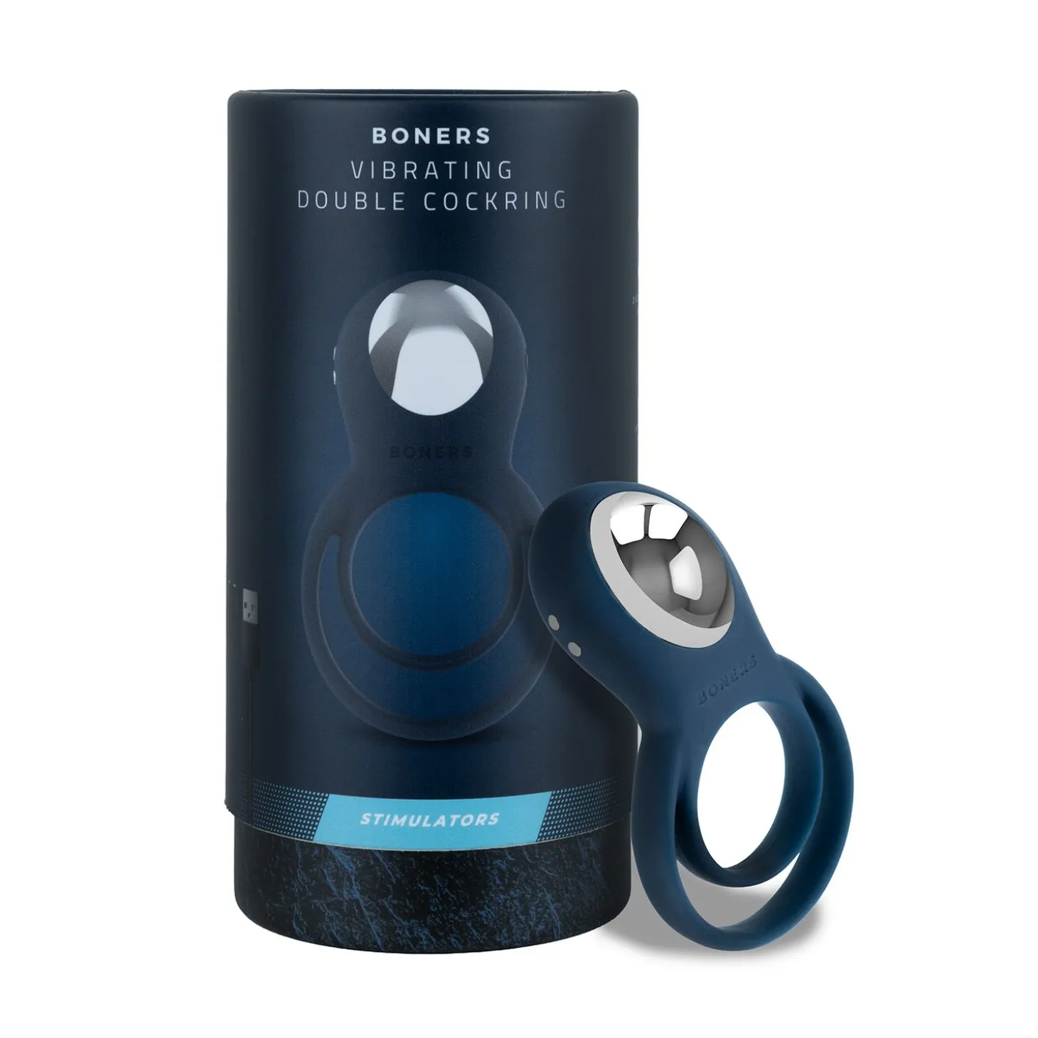 Boners - Anneau Vibrant pour Couples - Bleu