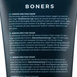 Boners - Crème pour l'érection - 100 ml