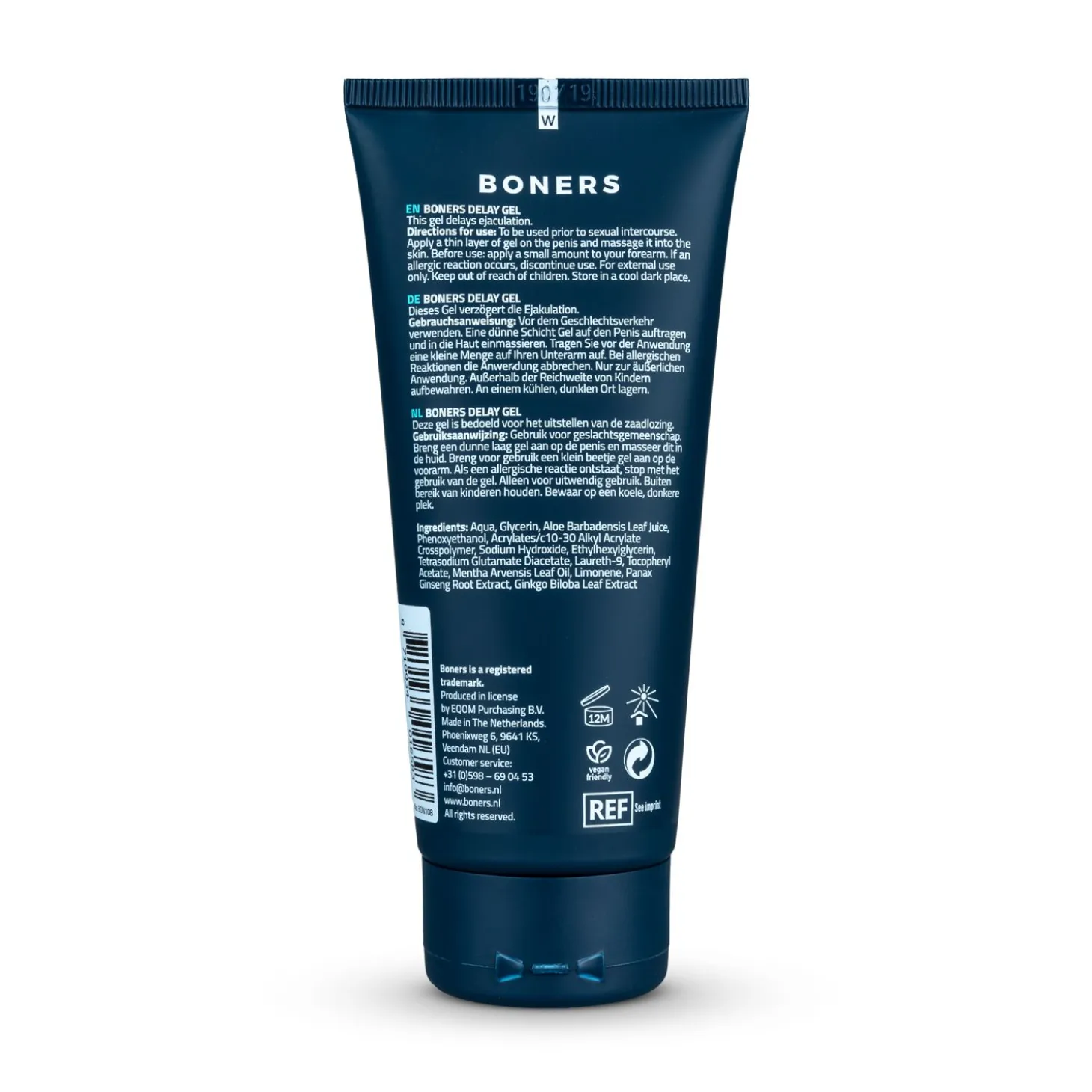 Boners - Gel retardant d'orgasme - 100 ml