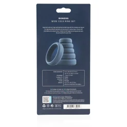 Boners - Lot de 6 anneaux péniens/testiculaires - Silicone